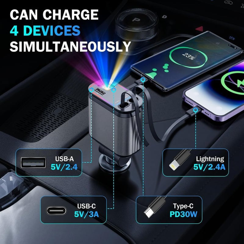 5 in 1 Car Charger